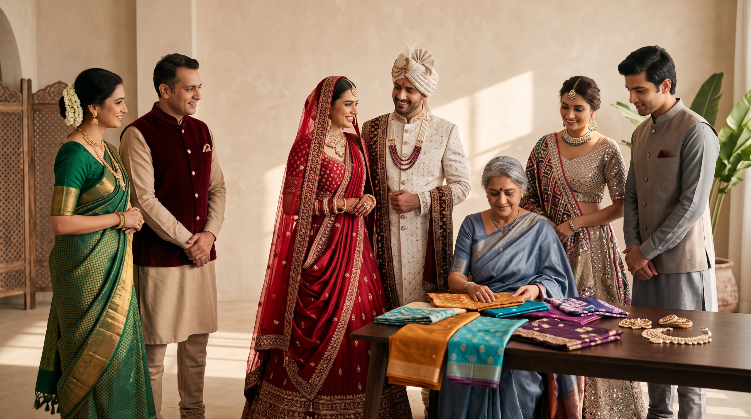 Indian Wedding Clothing Guide: Regional Attire for Couples, Families, and Guests