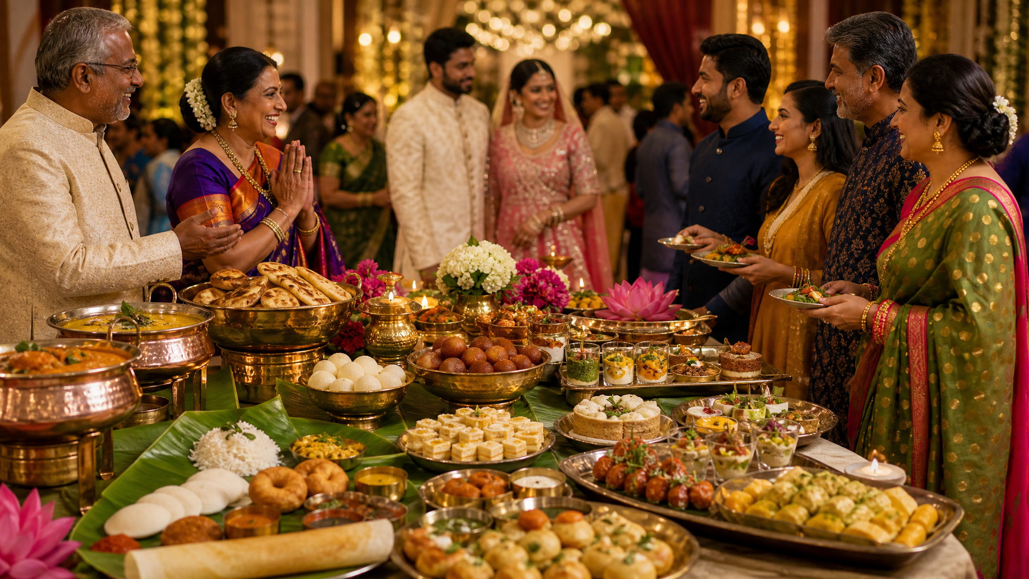 Indian Wedding Food and Hospitality: Regional Menus, Family Traditions, and Planning Tips